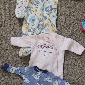 Baby Girls Romper Set (4ct)